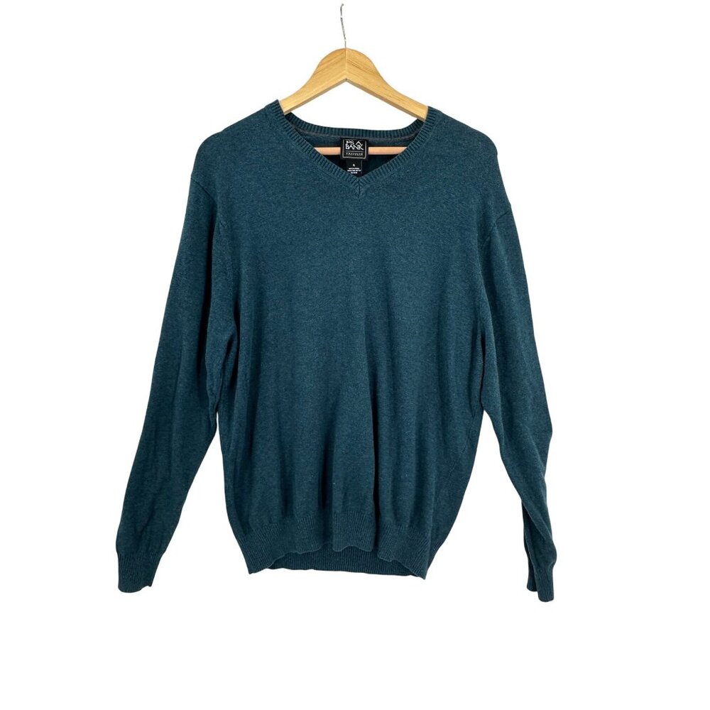 Joseph A. Bank Traveler Sweater Mens XL‎ Cotton V-Neck Casual Classic